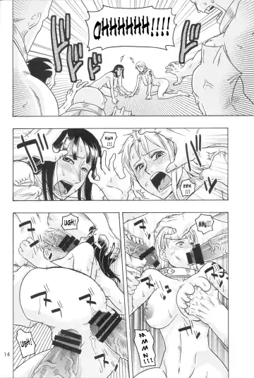 [Murata.] Nami no Koukai Nisshi EX NamiRobi 3 Fhentai - Page 15