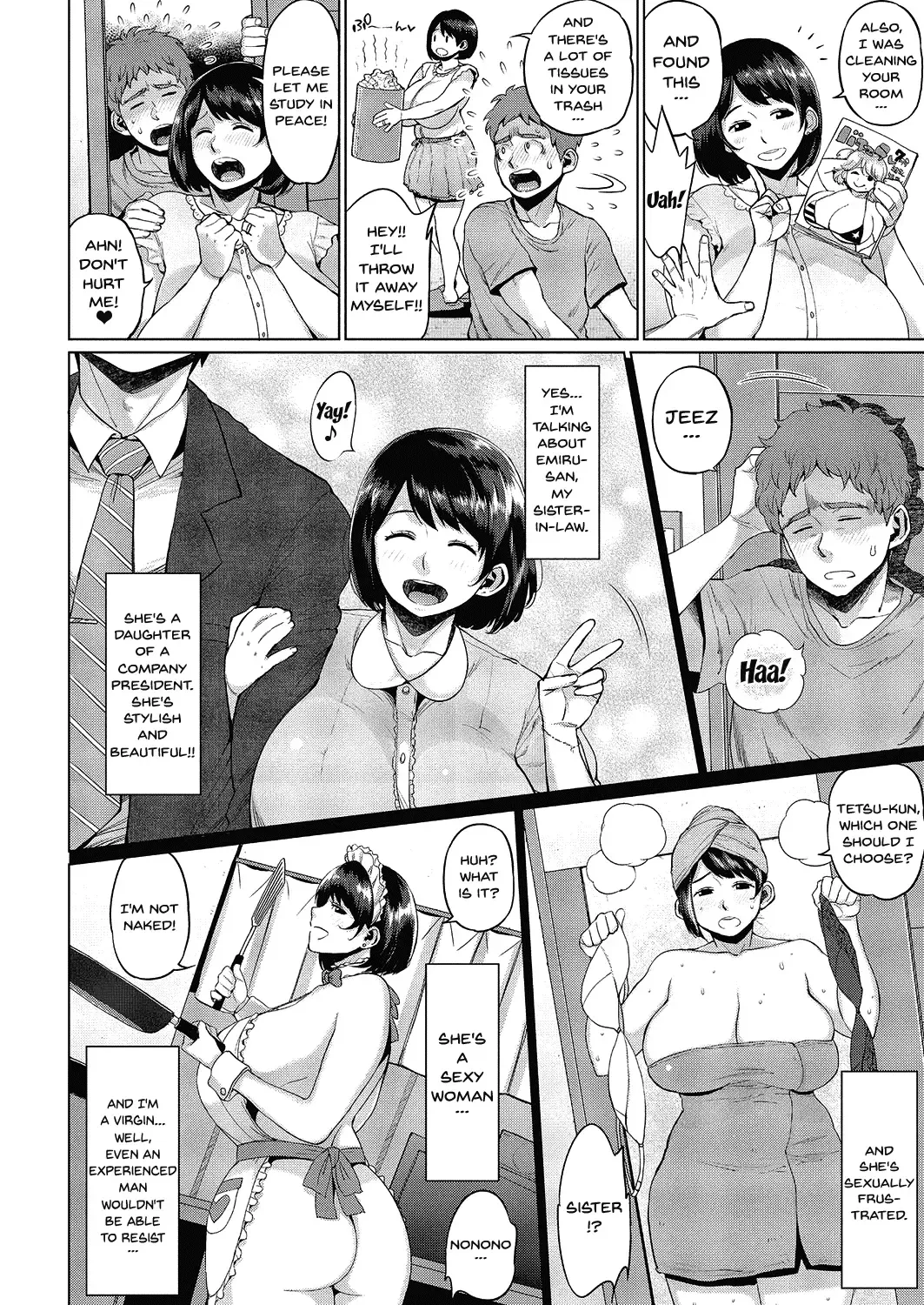 [Muronaga Chaashuu] Mochimochi MesuNiku Wakazuma Chichishibori Ch. 1, 3 Fhentai - Page 3