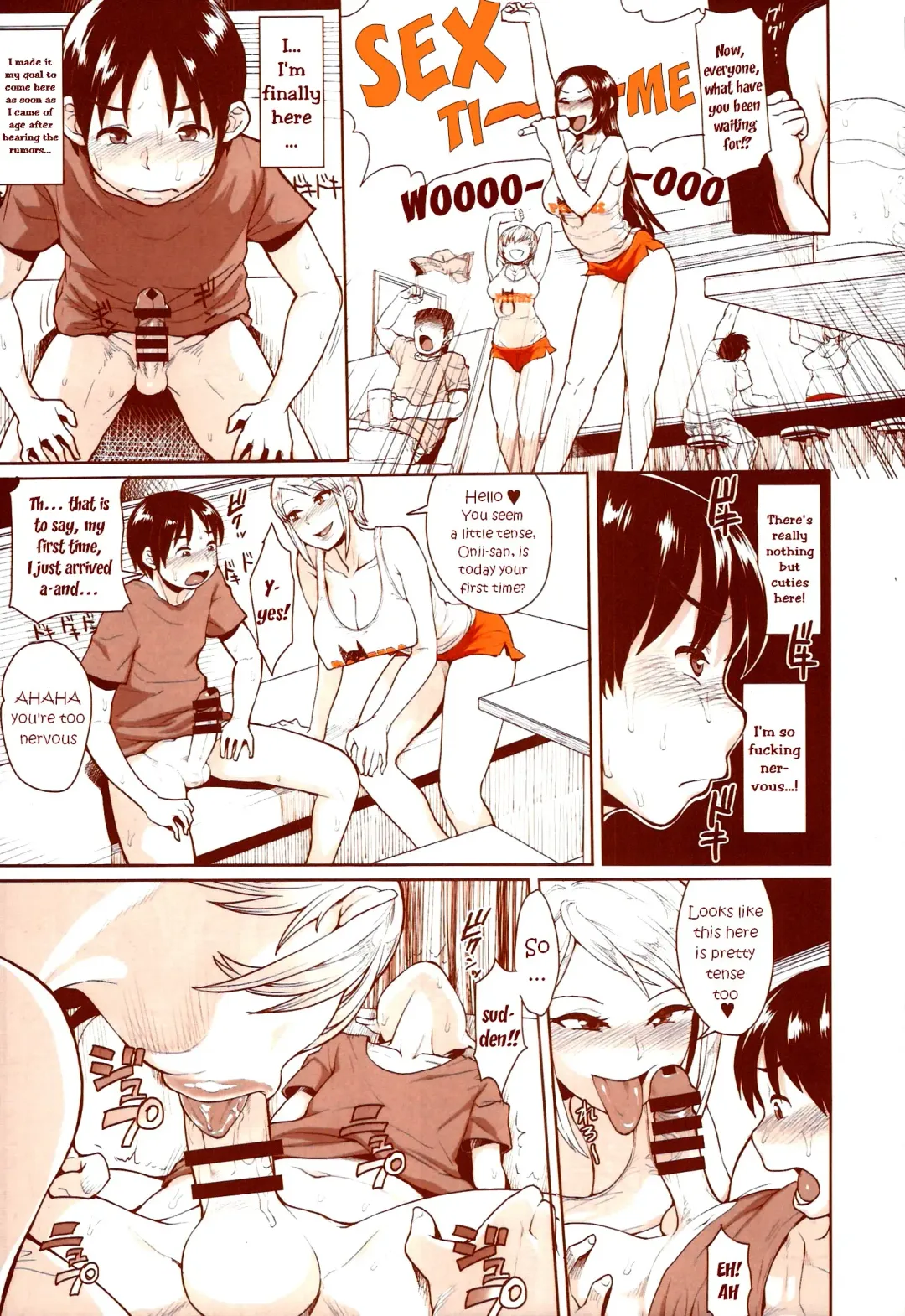 DELIGHTFULLY FUCKABLE AND UNREFINED HAPPY HOUR!! Fhentai - Page 48