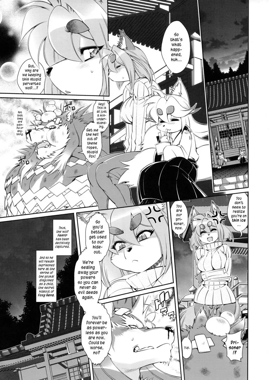[Amakuchi] Mahou no Juujin Foxy Rena 4 - The Magical Foxgirl Foxy Rena 4 (decensored) Fhentai - Page 24