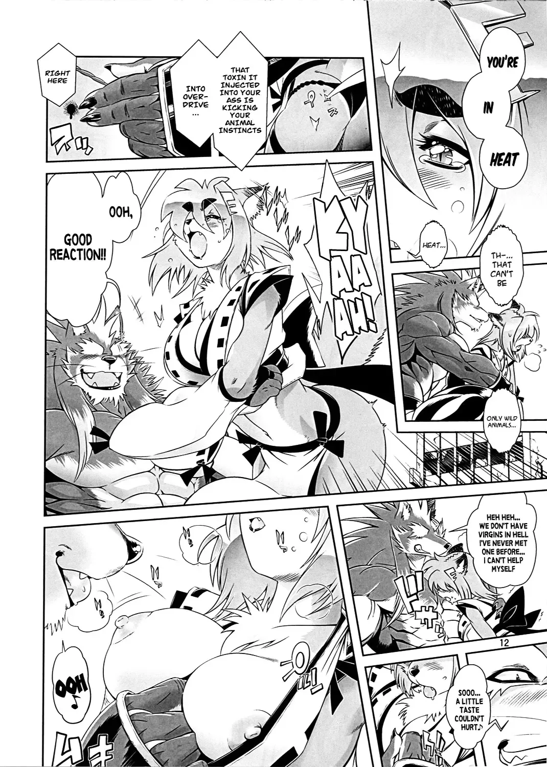 [Amakuchi] Mahou no Juujin Foxy Rena 1 (decensored) Fhentai - Page 12