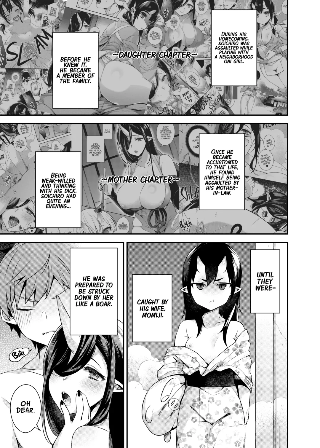 [Shindou] Mating with Oni ~Mother & Daughter Chapter~ Fhentai - Page 2