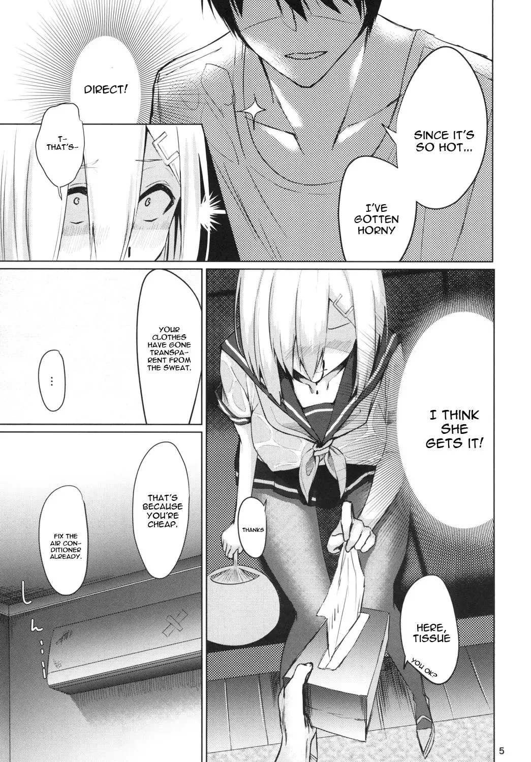 [Mizuu Rei] Hamakaze summer -sweating- Fhentai - Page 5
