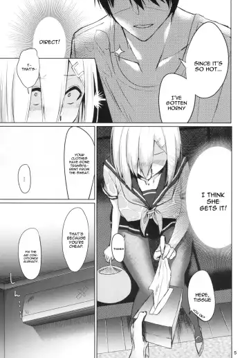 [Mizuu Rei] Hamakaze summer -sweating- Fhentai - Page 5