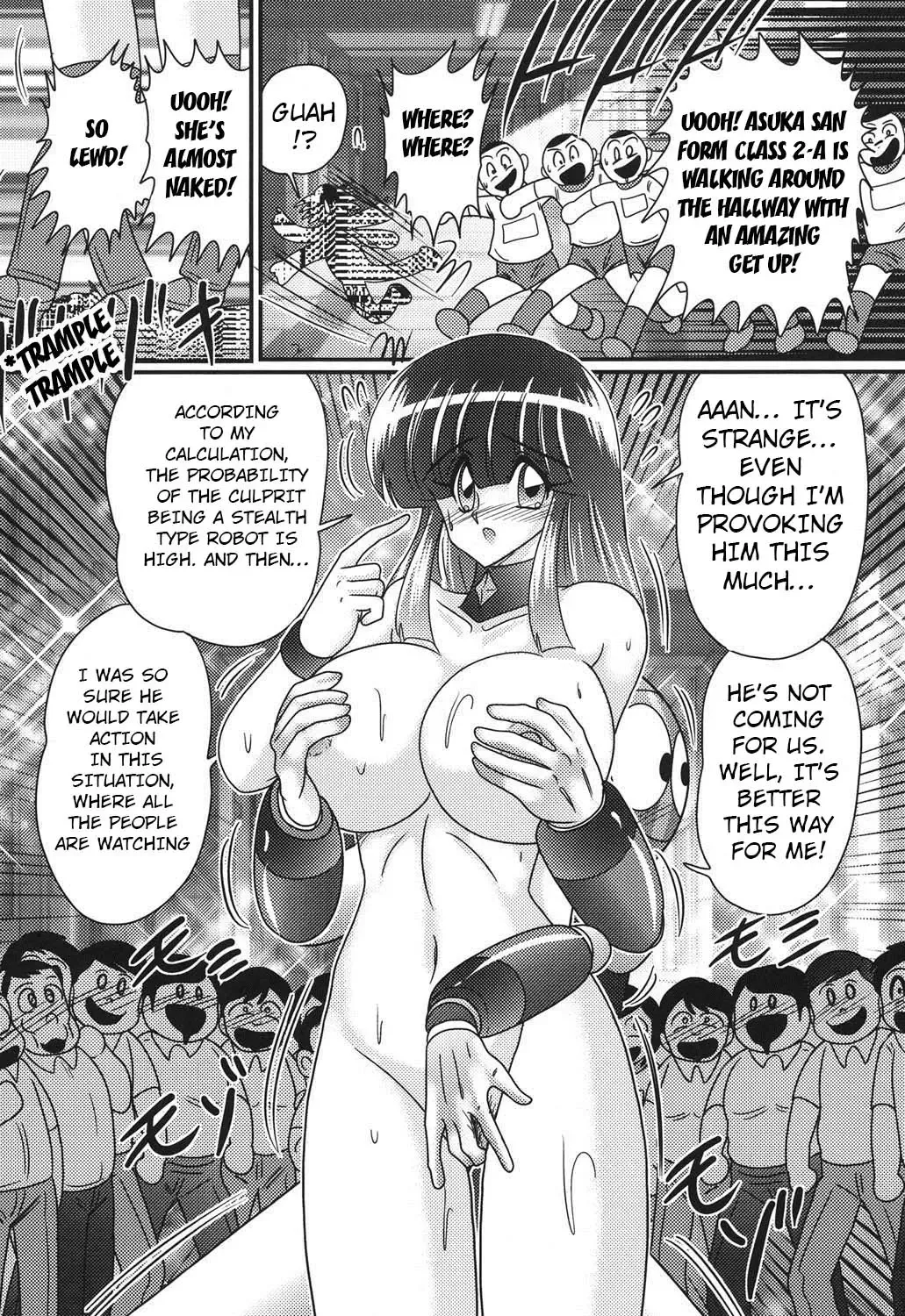 [Kamitou Masaki] Sailor Fuku ni Chiren Robo Yokubou Kairo | Sailor uniform girl and the perverted robot Ch. 4 Fhentai - Page 18