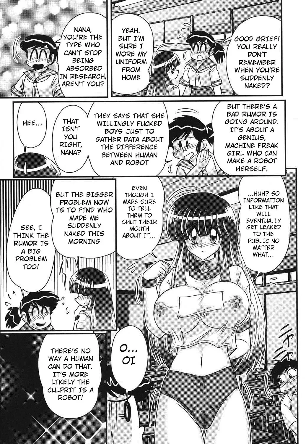 [Kamitou Masaki] Sailor Fuku ni Chiren Robo Yokubou Kairo | Sailor uniform girl and the perverted robot Ch. 4 Fhentai - Page 4