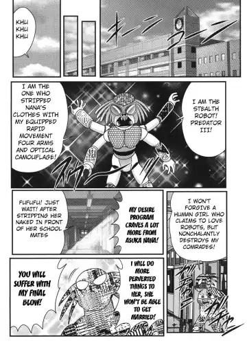 [Kamitou Masaki] Sailor Fuku ni Chiren Robo Yokubou Kairo | Sailor uniform girl and the perverted robot Ch. 4 Fhentai - Page 12