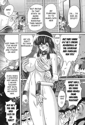 [Kamitou Masaki] Sailor Fuku ni Chiren Robo Yokubou Kairo | Sailor uniform girl and the perverted robot Ch. 4 Fhentai - Page 14