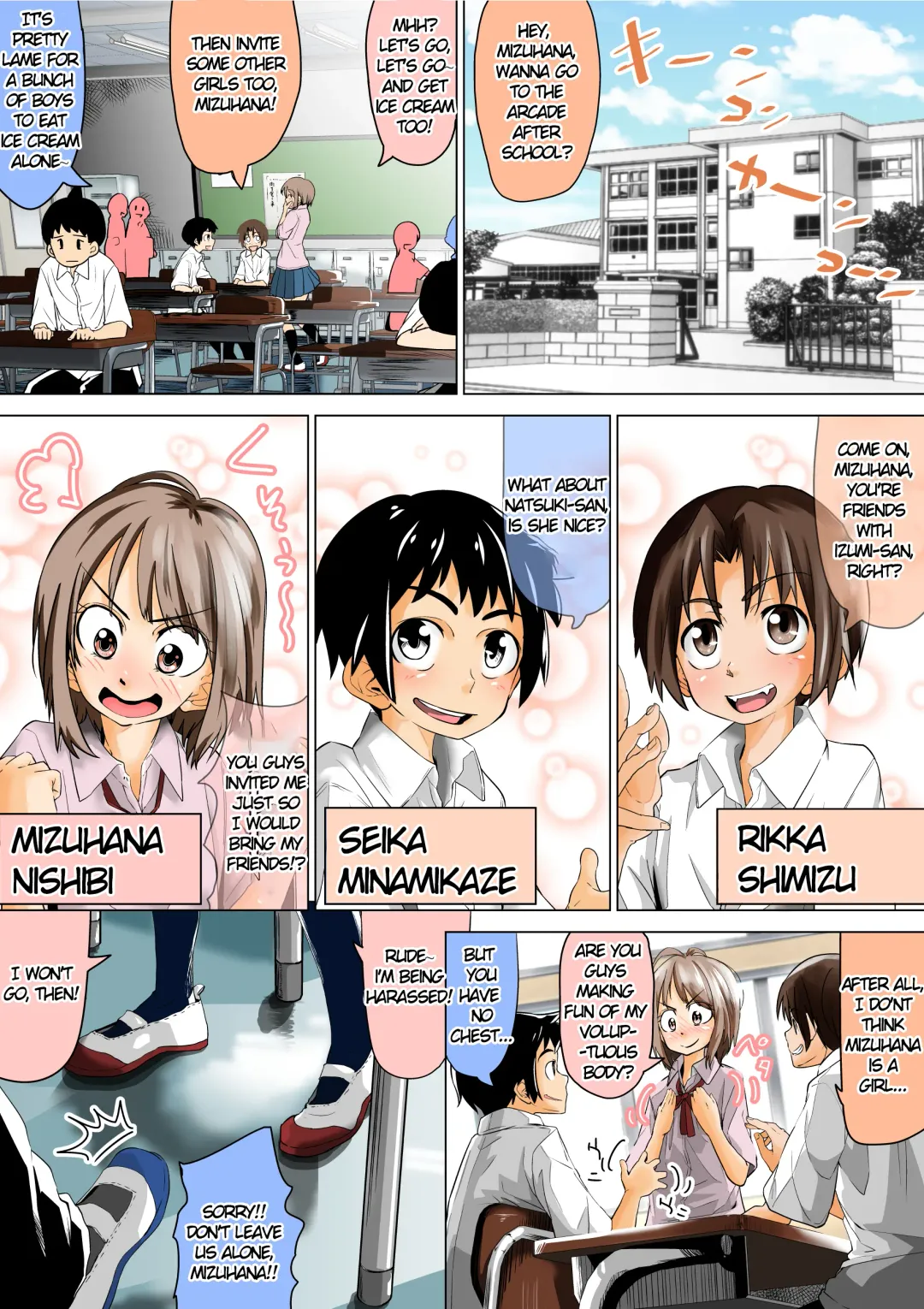 [Tokuni Mirashichi] Doukyuusei de Shinyuu no Joshi wa Kichiku na Yuukaihan | Our Female Classmate Friend Was A Fiendish Abductor Fhentai - Page 2