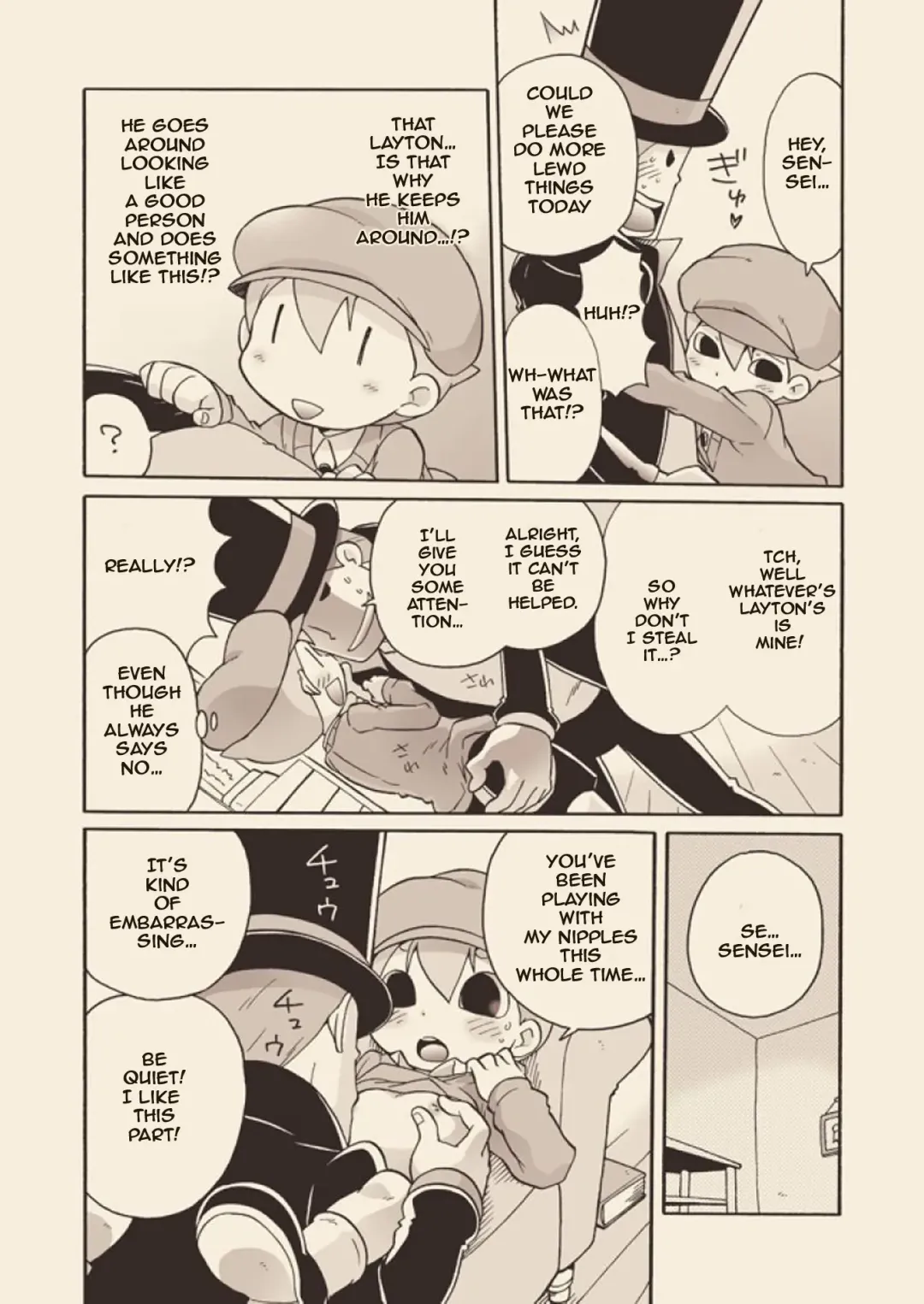 [Uchida Junta] Luke to Meisou suru Otona (Professor Layton) full version Fhentai - Page 56