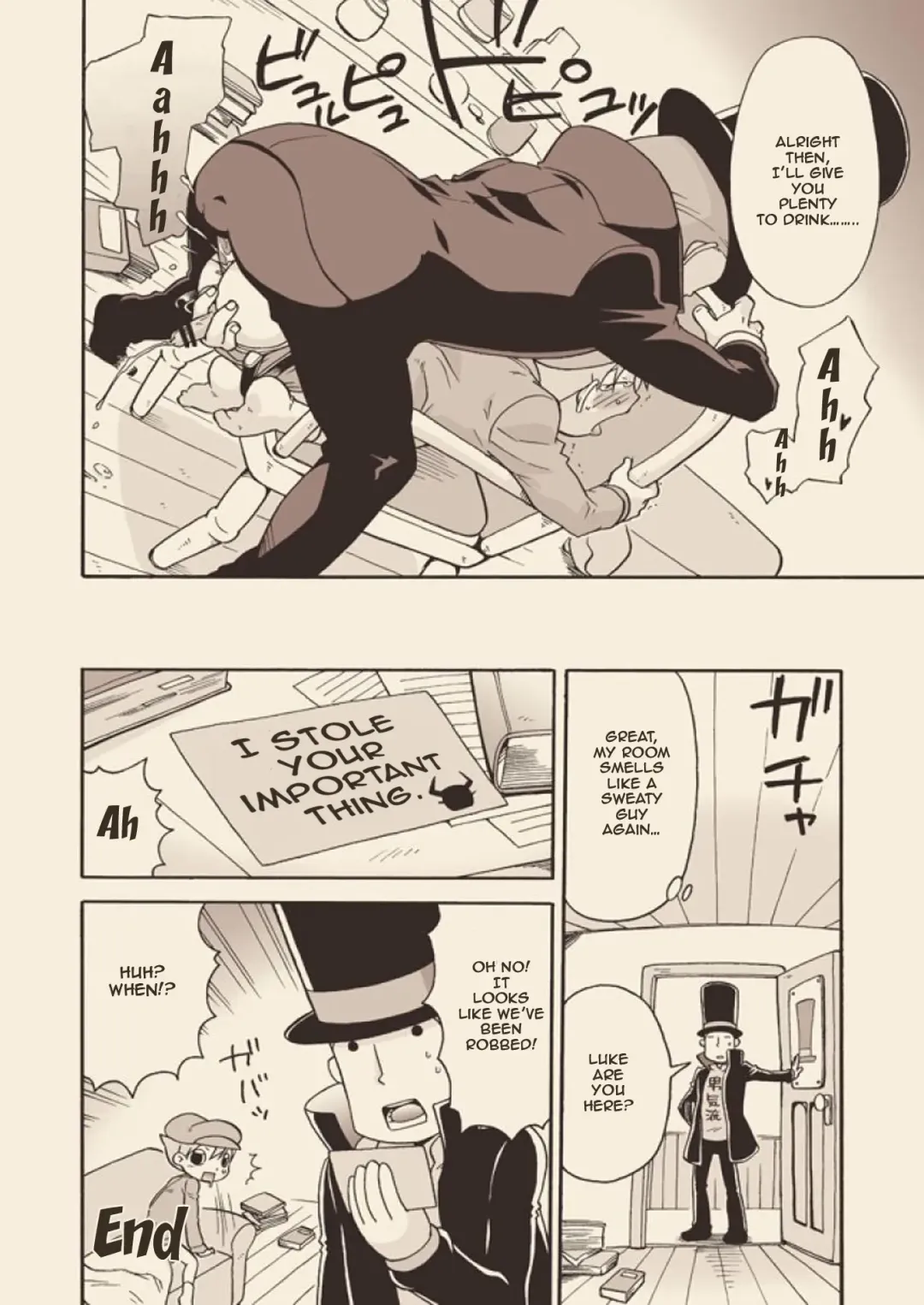 [Uchida Junta] Luke to Meisou suru Otona (Professor Layton) full version Fhentai - Page 60