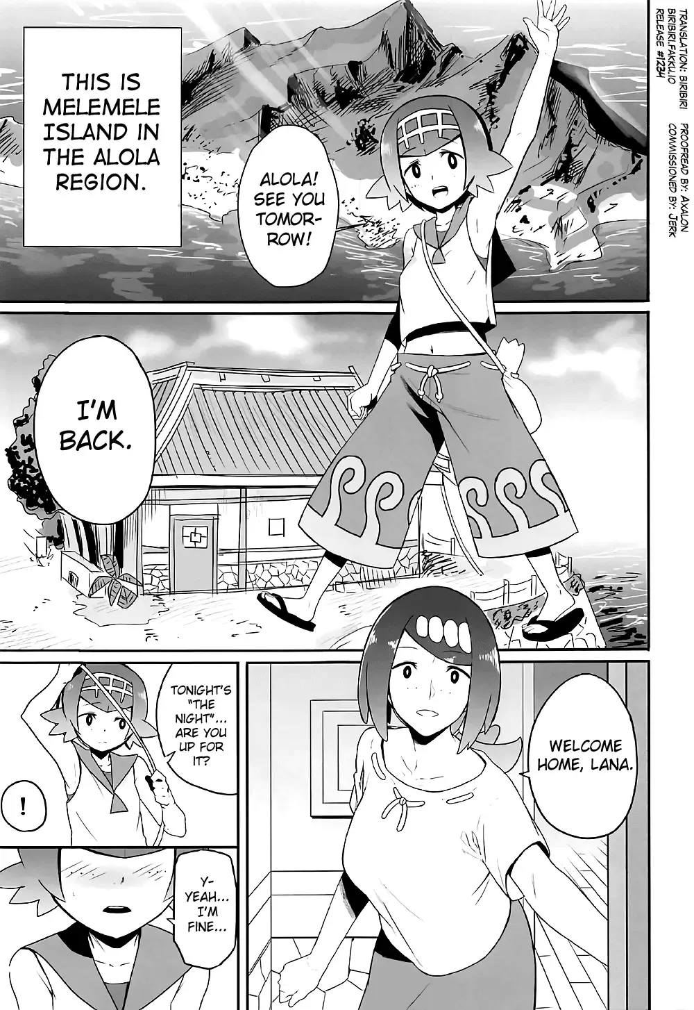 [Kurosu Gatari] Alola no Yoru no Sugata Fhentai - Page 2