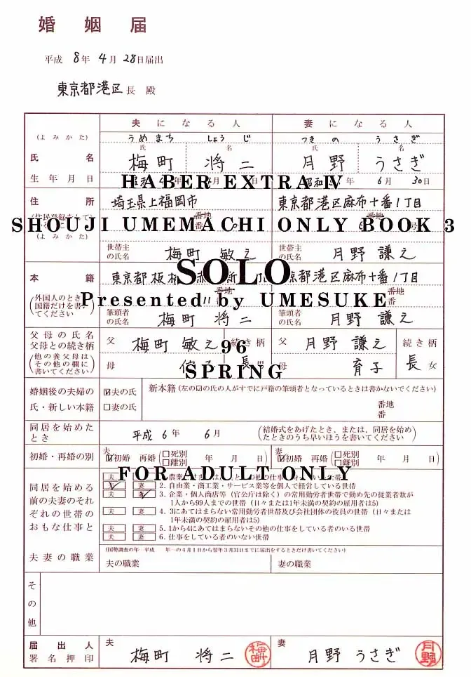 [Umemachi Syouji] Haber Extra IV Shouji Umemachi Only Book 3 - SoLo Fhentai - Page 36