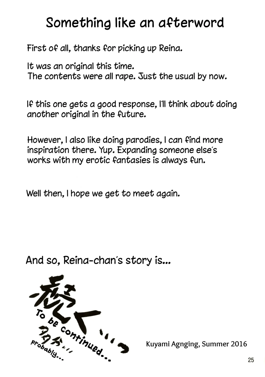 [Kugami Angning] Reina Fhentai - Page 25