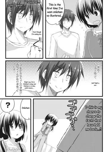 [Akane Souichi] Onii-chan to Exchange!! ~Bro-con na Imouto to Ani no Karada ga Irekawatte Shimatta Jian~ Fhentai - Page 11