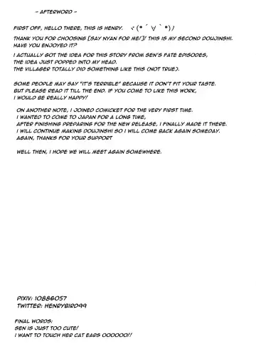 [Henrybird] Sen-chan! Nyan to Itte!! | Say Nyaa for me! Fhentai - Page 25