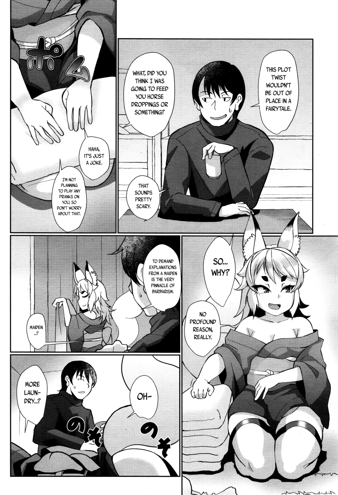 [Yumano Yuuki] Oshikake Kitsune Yome | The Uninvited Fox Wife Fhentai - Page 8