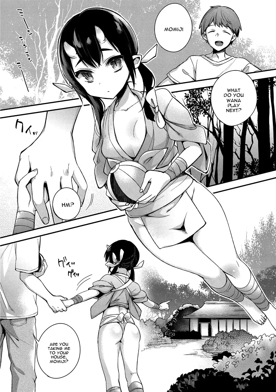 [Shindou] Oni no Oyako wa Hito no Osu to Kozukuri ga Shitai ~Musume Hen~ Fhentai - Page 4