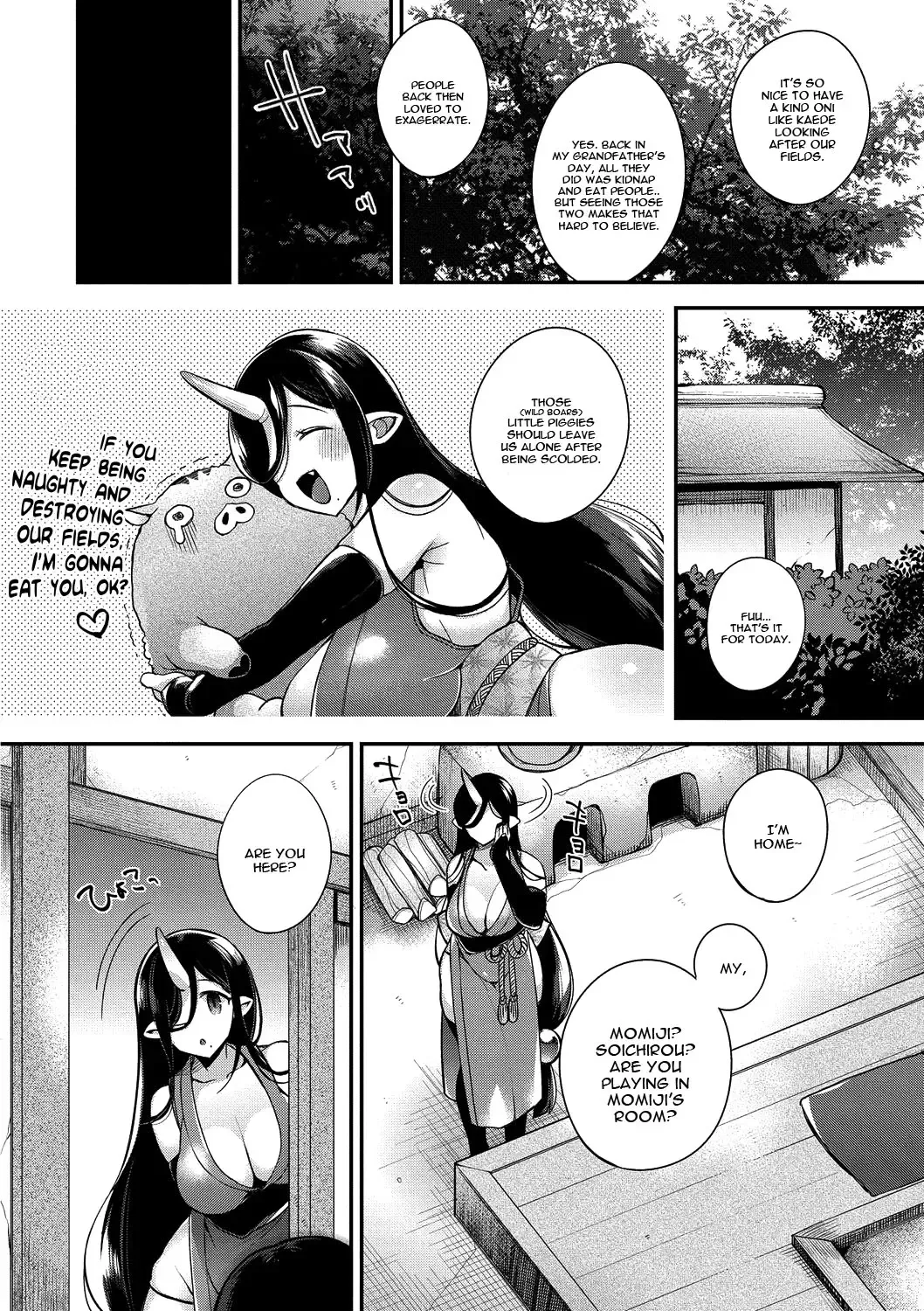 [Shindou] Oni no Oyako wa Hito no Osu to Kozukuri ga Shitai ~Musume Hen~ Fhentai - Page 6