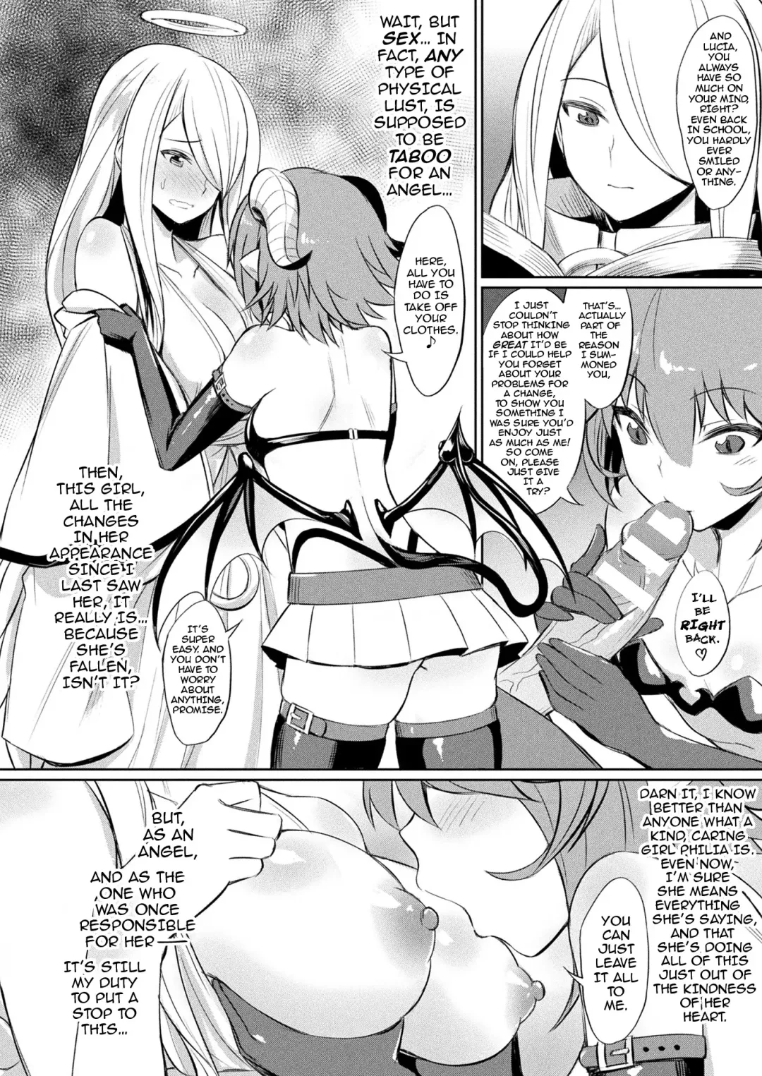 [Yasu] Kimochii Rakuten Shiyo | Let's Enjoy the Pleasures of FALLING FROM GRACE Together Fhentai - Page 6