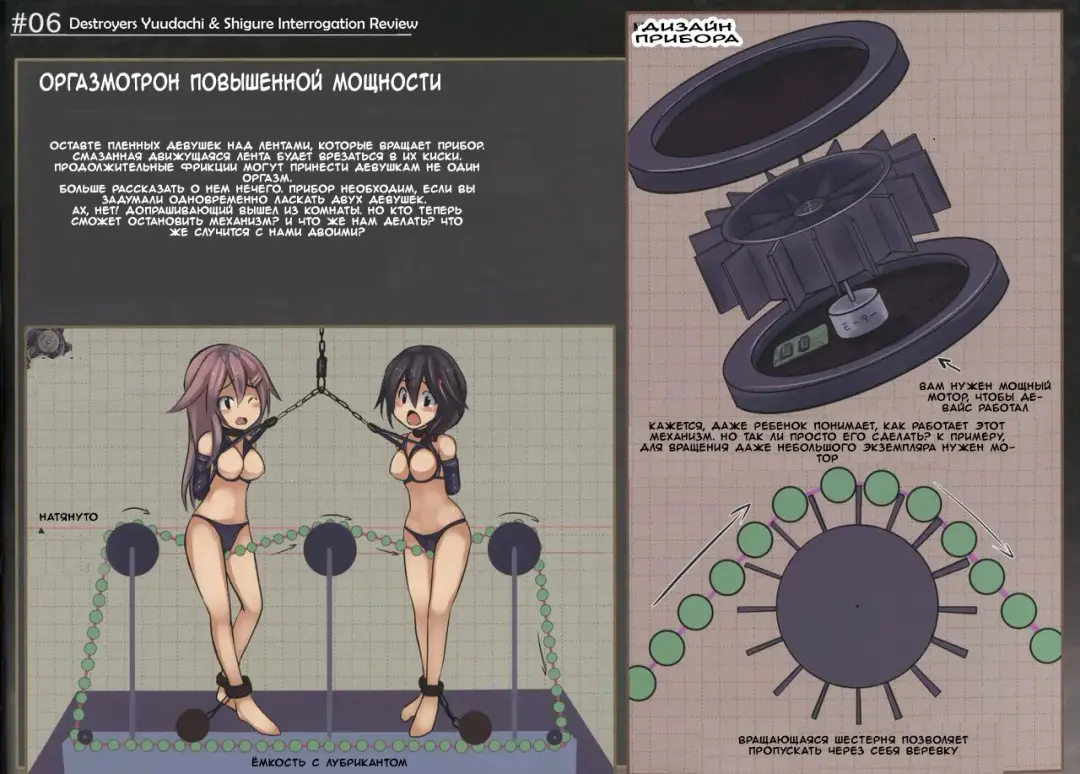 [Monikano] Kuchikukan Yuudachi Shigure Jinmon Chousho | Допрос эсминцев Юудачи и Шигуре Fhentai - Page 13