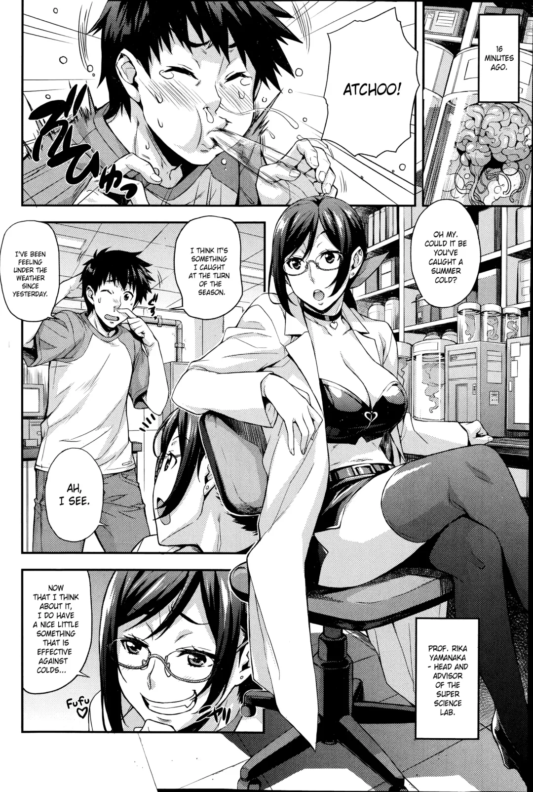 [Takurou] Rika no Kenkyuushitsu | Rika's Laboratory Ch. 1-5 Fhentai - Page 22