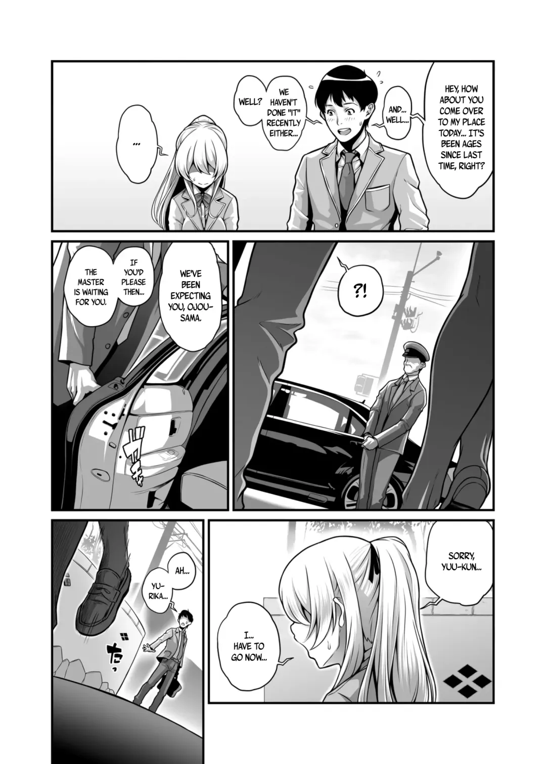 [Kemigawa Mondo] Daraku Reijou Hakoiri Ojou-sama Netorare Choukyou Kiroku | The NTR Diaries of a Sheltered Young Ojou-Sama Fhentai - Page 3