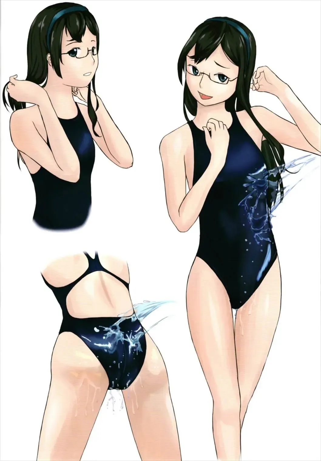 KanColle Kyouei Mizugi (Sukebe) Goudou -Ore no Order shita Kyouei Mizugi o Kite Kure- Fhentai - Page 21