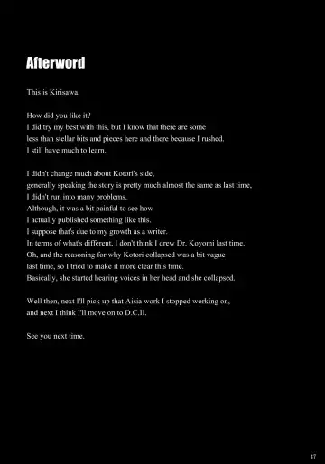 [Kirisawa Tokito] D.C.S.C. ~Da Capo Slave Concerto~ Fhentai - Page 47