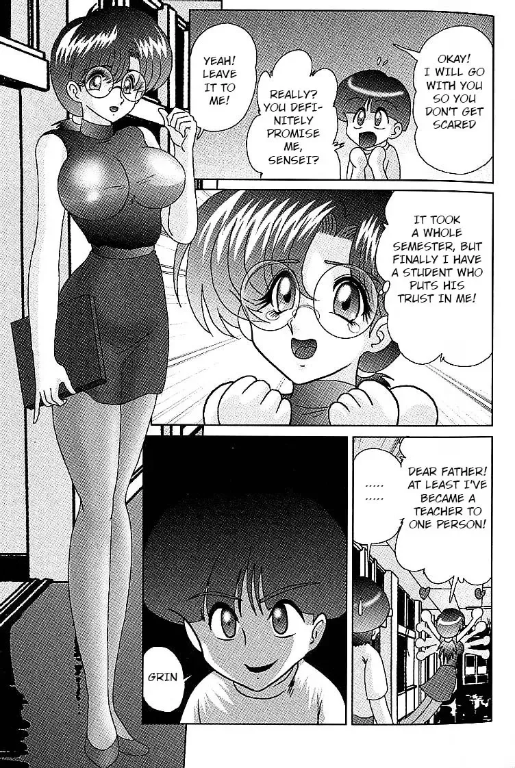 [Kamitou Masaki] Toumei Jokyoushi Yukino Invisible | The Invisible Teacher Yukino Sensei chapter 4 Fhentai - Page 1