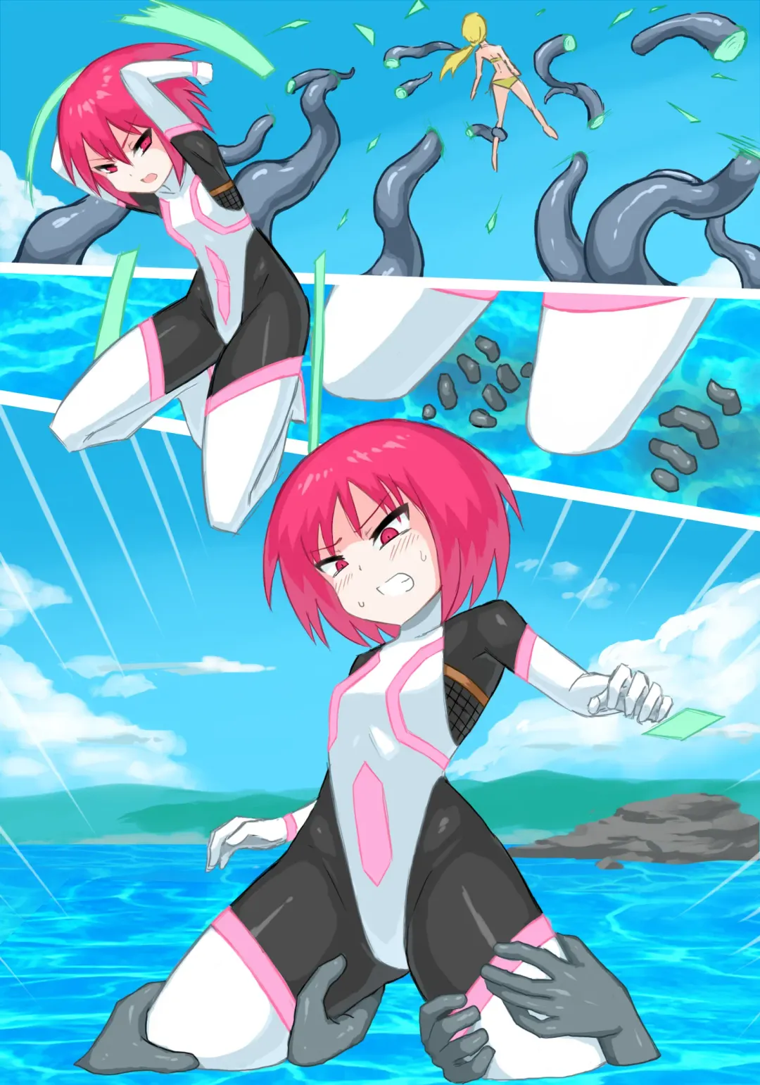 Senkou Senshi Prominence 4 -Kiki! Kaichuu no Teki- Fhentai - Page 34