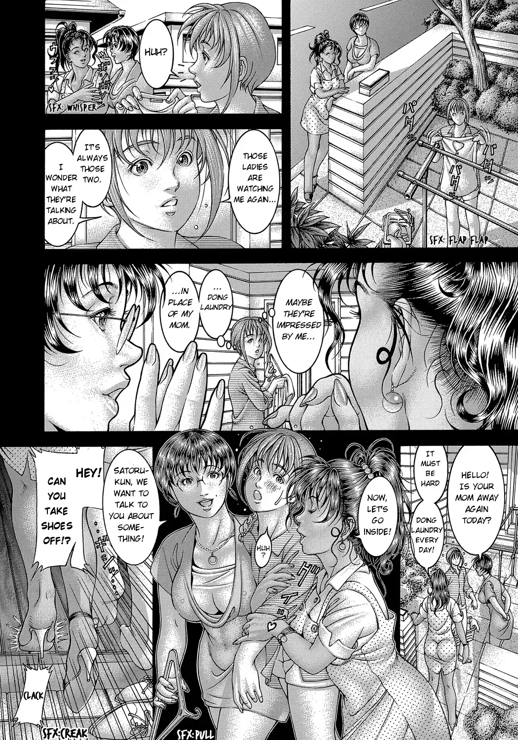 [Moriya Makoto] Sakunyuu Fujin -Satoru-kun no Sainan- | Vacuum Madam: Satoru-kun's Misfortune Fhentai - Page 4