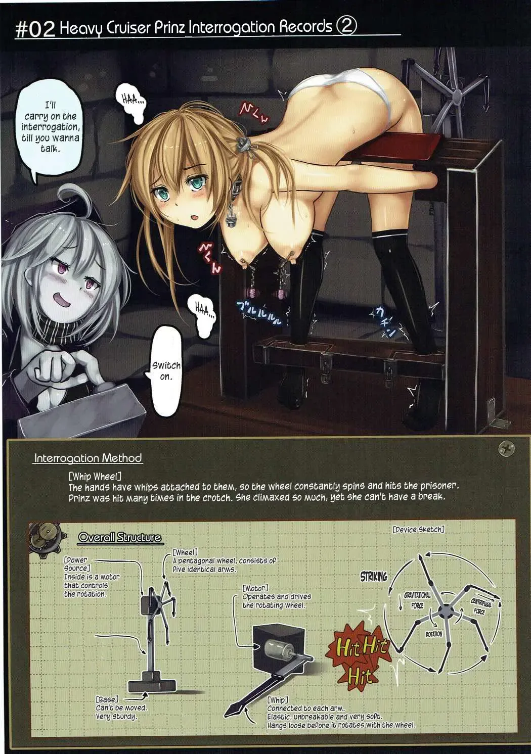 [Monikano] Juujunyoukan Prinz Jinmon Chousho | Heavy Cruiser Prinz Interrogation Fhentai - Page 5