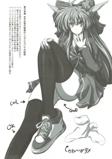 [Dy] Touhou Gakuen Knee Socks Igai wa Kousoku Ihan Fhentai - Page 2