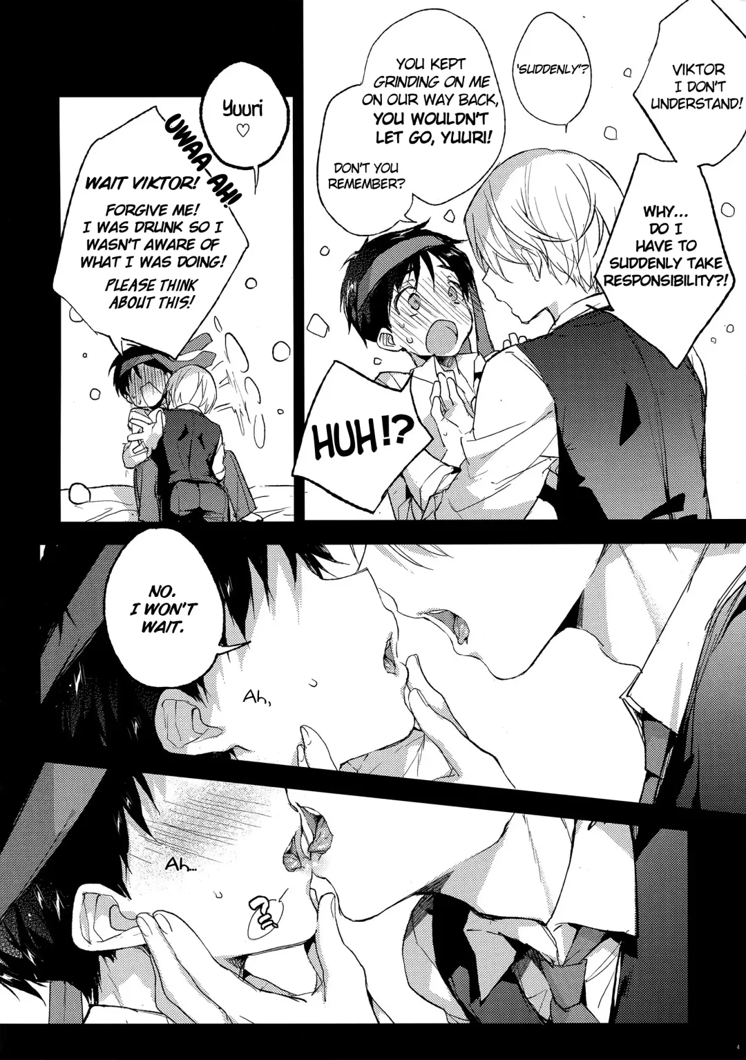 [Booch] Katsuki Yuuri no Chokuchou ni Vodka o Sosogikonde xxx Saseru | Let's Pour Vodka inside Katsuki Yuuri's Asshole and XXX Him After (decensored) Fhentai - Page 3