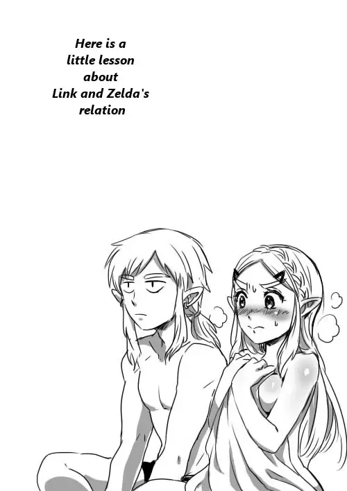 [Wasabi] Link to Zelda no Shoshinsha ni Yasashii Sex Nyuumon | Here is a little lesson about Link and Zelda's relation Fhentai - Page 1
