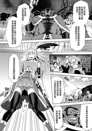 [Yamada Gogogo] ERONA Orc no Inmon ni Okasareta Onna Kishi no Matsuro Ichi-wa "Boukyaku Zecchou" Fhentai - Page 9