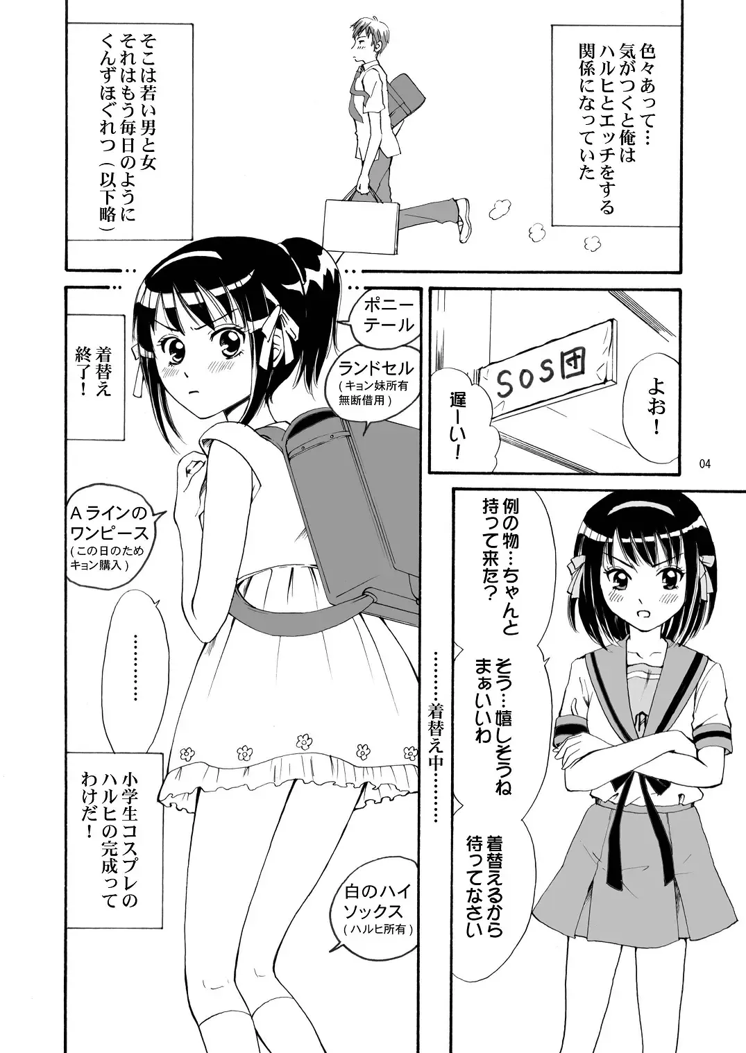[Kandanchi] Suzumiya Haruhi-san no Kiken na Ai Taiken Fhentai - Page 5