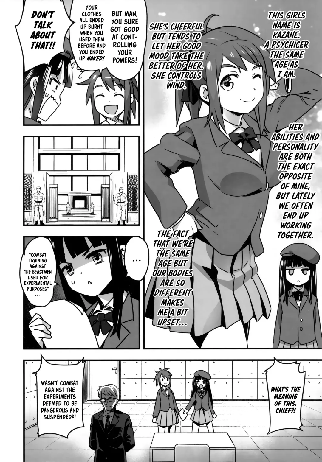 [Nanashi] Hadakahime Honoka San Kyodai Osubuta vs Chounouryoku Shoujo! Fhentai - Page 8