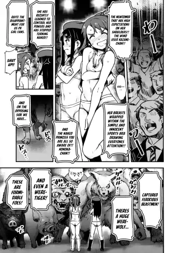 [Nanashi] Hadakahime Honoka San Kyodai Osubuta vs Chounouryoku Shoujo! Fhentai - Page 11