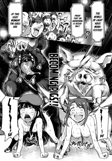 [Nanashi] Hadakahime Honoka San Kyodai Osubuta vs Chounouryoku Shoujo! Fhentai - Page 48