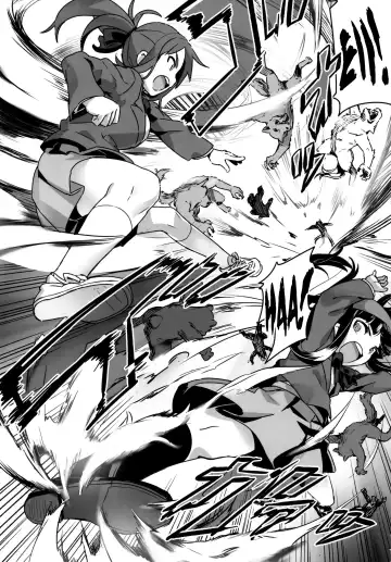 [Nanashi] Hadakahime Honoka San Kyodai Osubuta vs Chounouryoku Shoujo! Fhentai - Page 6