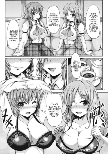 [Koza] Yuukarin ChuChu 2 - Yuuka to Yuuka de Love Love 3P Hen Fhentai - Page 4