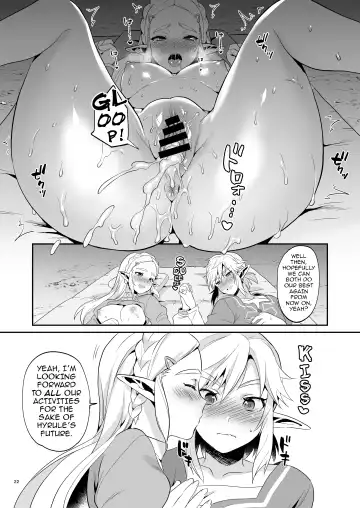 [Morikoke] Hyrule Hanei no Tame no Katsudou! | Activities for the Sake of Hyrule's Future! Fhentai - Page 23