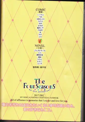 [Fujii Niya] The Four Seasons ~KD R18 Anthology~ Fhentai - Page 69