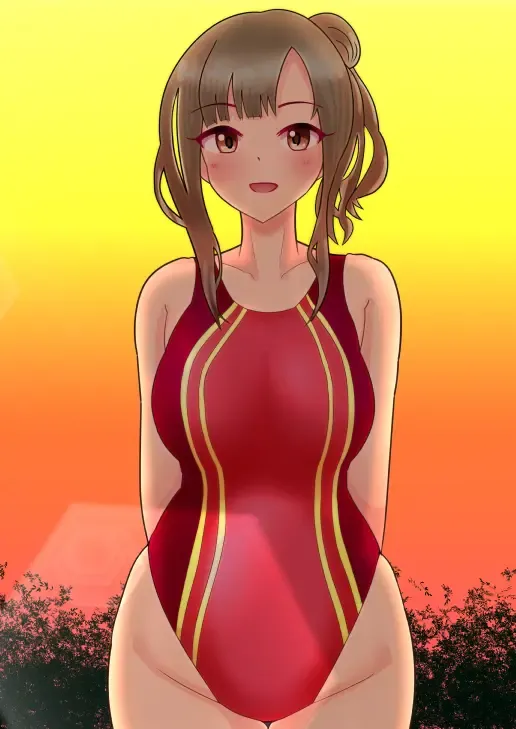 Mizumoto Yukari to Kyouei Mizugi de Ecchi Suru Hanashi Fhentai - Page 14