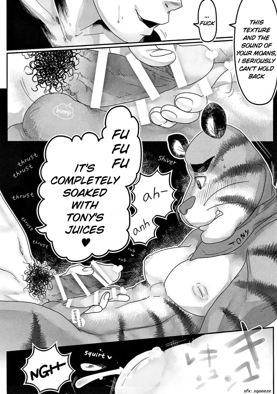 [Donguri] Tora Chichi Sakunyuu | Milking Tiger Tiddies Fhentai - Page 13