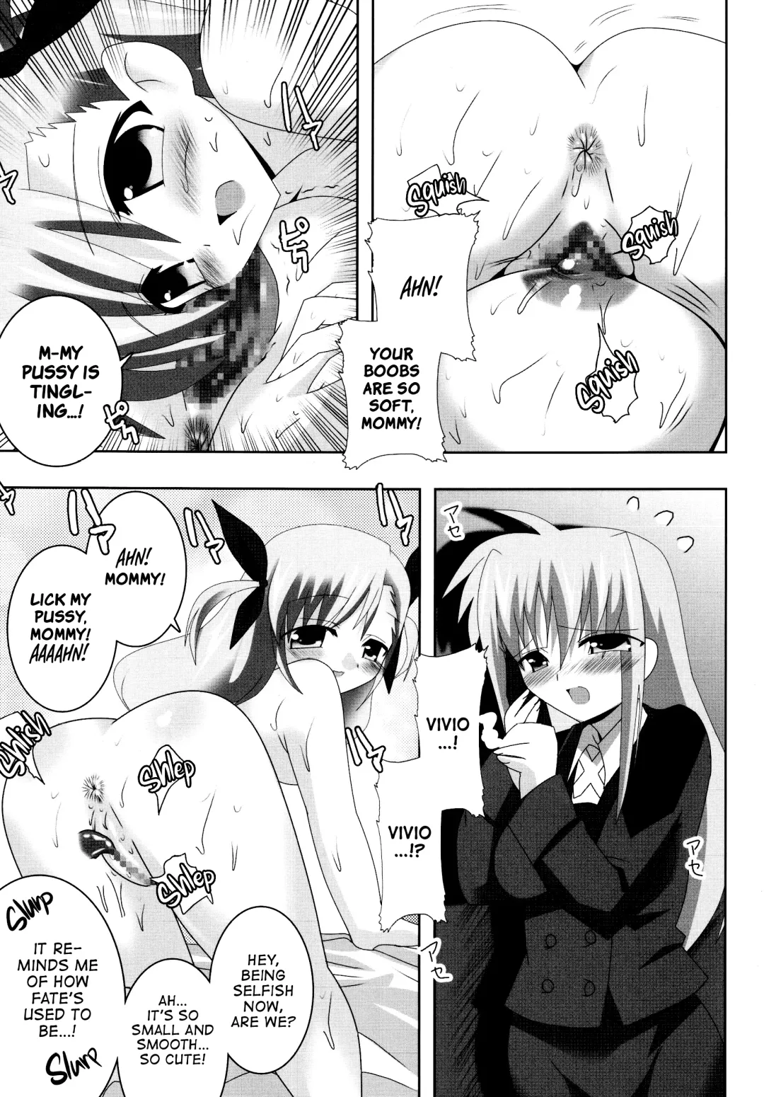 [Oyu No Kaori] Maou Nanoha Mama no Gacchiri Kosodate Nano | The demon king mom Nanoha's strict child raising Fhentai - Page 10