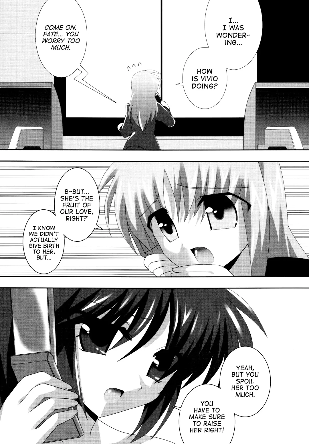 [Oyu No Kaori] Maou Nanoha Mama no Gacchiri Kosodate Nano | The demon king mom Nanoha's strict child raising Fhentai - Page 6