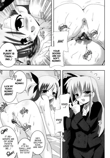 [Oyu No Kaori] Maou Nanoha Mama no Gacchiri Kosodate Nano | The demon king mom Nanoha's strict child raising Fhentai - Page 10